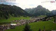 Archiv Foto Webcam Oberlech: Ausblick Pension Bergland 13:00