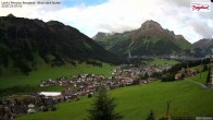 Archiv Foto Webcam Oberlech: Ausblick Pension Bergland 06:00