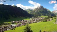 Archiv Foto Webcam Oberlech: Ausblick Pension Bergland 07:00