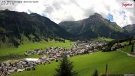 Archiv Foto Webcam Oberlech: Ausblick Pension Bergland 11:00