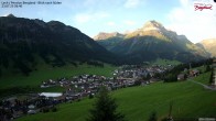 Archiv Foto Webcam Oberlech: Ausblick Pension Bergland 05:00