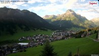 Archiv Foto Webcam Oberlech: Ausblick Pension Bergland 06:00