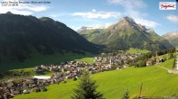 Archiv Foto Webcam Oberlech: Ausblick Pension Bergland 07:00