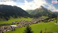 Archiv Foto Webcam Oberlech: Ausblick Pension Bergland 09:00