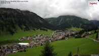 Archiv Foto Webcam Oberlech: Ausblick Pension Bergland 11:00