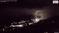 Archiv Foto Webcam Oberlech: Ausblick Pension Bergland 23:00