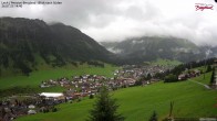 Archiv Foto Webcam Oberlech: Ausblick Pension Bergland 13:00