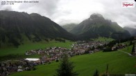 Archiv Foto Webcam Oberlech: Ausblick Pension Bergland 15:00