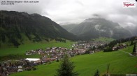 Archiv Foto Webcam Oberlech: Ausblick Pension Bergland 17:00
