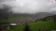 Archiv Foto Webcam Oberlech: Ausblick Pension Bergland 19:00