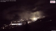 Archiv Foto Webcam Oberlech: Ausblick Pension Bergland 23:00