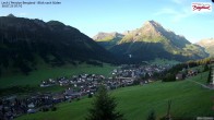 Archiv Foto Webcam Oberlech: Ausblick Pension Bergland 06:00