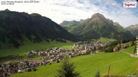 Archiv Foto Webcam Oberlech: Ausblick Pension Bergland 07:00