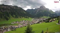 Archiv Foto Webcam Oberlech: Ausblick Pension Bergland 13:00