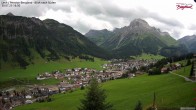 Archiv Foto Webcam Oberlech: Ausblick Pension Bergland 15:00