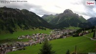 Archiv Foto Webcam Oberlech: Ausblick Pension Bergland 17:00