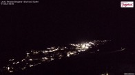 Archiv Foto Webcam Oberlech: Ausblick Pension Bergland 23:00