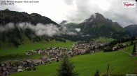 Archiv Foto Webcam Oberlech: Ausblick Pension Bergland 07:00