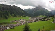 Archiv Foto Webcam Oberlech: Ausblick Pension Bergland 11:00