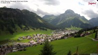 Archiv Foto Webcam Oberlech: Ausblick Pension Bergland 13:00