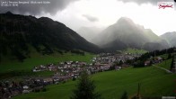 Archiv Foto Webcam Oberlech: Ausblick Pension Bergland 17:00