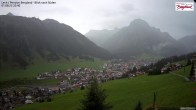 Archiv Foto Webcam Oberlech: Ausblick Pension Bergland 19:00