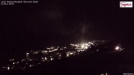 Archiv Foto Webcam Oberlech: Ausblick Pension Bergland 23:00
