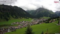 Archiv Foto Webcam Oberlech: Ausblick Pension Bergland 09:00