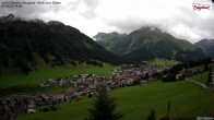 Archiv Foto Webcam Oberlech: Ausblick Pension Bergland 13:00