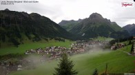 Archiv Foto Webcam Oberlech: Ausblick Pension Bergland 06:00