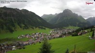 Archiv Foto Webcam Oberlech: Ausblick Pension Bergland 09:00