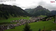 Archiv Foto Webcam Oberlech: Ausblick Pension Bergland 13:00