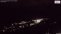 Archiv Foto Webcam Oberlech: Ausblick Pension Bergland 23:00