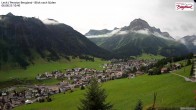 Archiv Foto Webcam Oberlech: Ausblick Pension Bergland 09:00