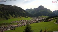 Archiv Foto Webcam Oberlech: Ausblick Pension Bergland 13:00