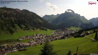 Archiv Foto Webcam Oberlech: Ausblick Pension Bergland 15:00