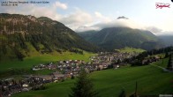 Archiv Foto Webcam Oberlech: Ausblick Pension Bergland 17:00