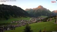 Archiv Foto Webcam Oberlech: Ausblick Pension Bergland 05:00