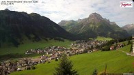 Archiv Foto Webcam Oberlech: Ausblick Pension Bergland 07:00