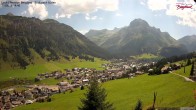 Archiv Foto Webcam Oberlech: Ausblick Pension Bergland 13:00