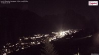 Archiv Foto Webcam Oberlech: Ausblick Pension Bergland 21:00