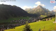 Archiv Foto Webcam Oberlech: Ausblick Pension Bergland 07:00