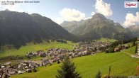 Archiv Foto Webcam Oberlech: Ausblick Pension Bergland 09:00