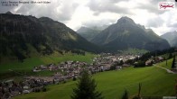 Archiv Foto Webcam Oberlech: Ausblick Pension Bergland 13:00