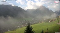 Archiv Foto Webcam Oberlech: Ausblick Pension Bergland 07:00