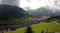 Archiv Foto Webcam Oberlech: Ausblick Pension Bergland 11:00