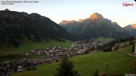 Archiv Foto Webcam Oberlech: Ausblick Pension Bergland 00:00