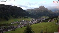 Archiv Foto Webcam Oberlech: Ausblick Pension Bergland 05:00