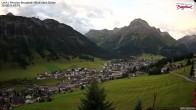 Archiv Foto Webcam Oberlech: Ausblick Pension Bergland 06:00
