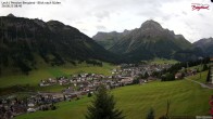Archiv Foto Webcam Oberlech: Ausblick Pension Bergland 07:00